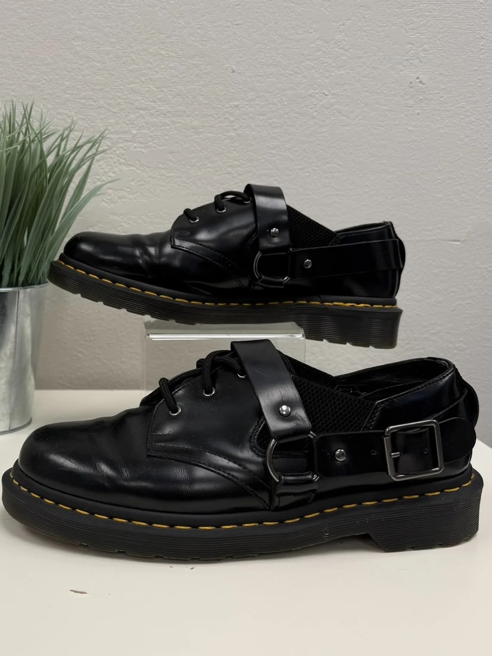 Dr. Martens Smooth Leather Lace Up Buckle Shoes - Size 11 (10 Men’s)